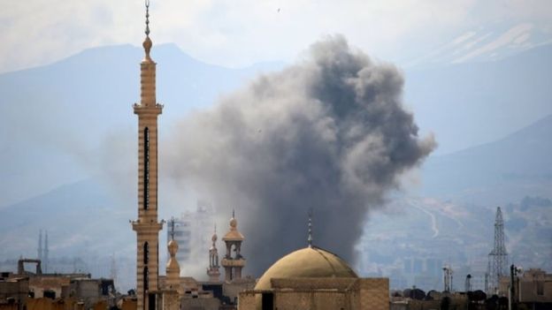 شهد حي جوبر ومنطقة العباسيين أشد المعارك بين مسلحي المعارضة والقوات الحكومية التي قالت إن المسلحين استخدموا الأنفاق.